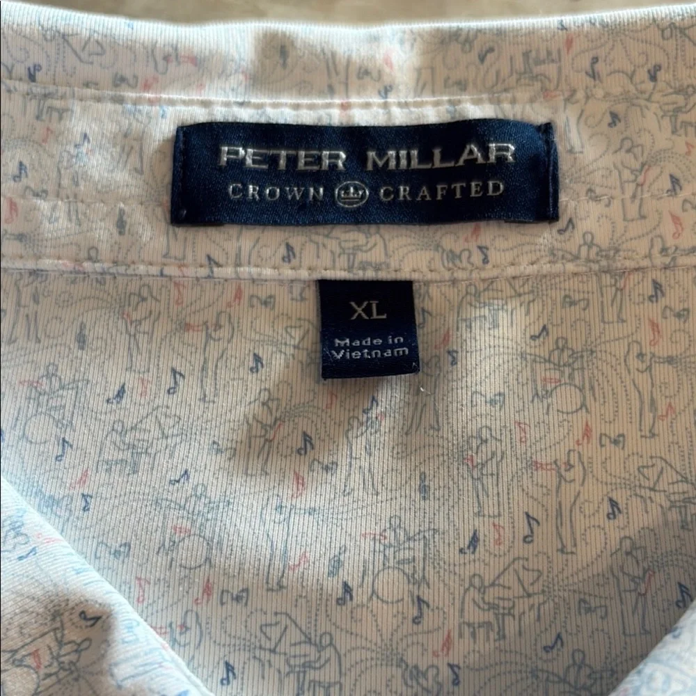 Peter Millar Men's Blue Shirt - Picture 8 of 10